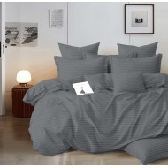 Lenjerie de Pat cu Elastic, Material Bumbac Egiptean, 180x200cm, 4 Piese